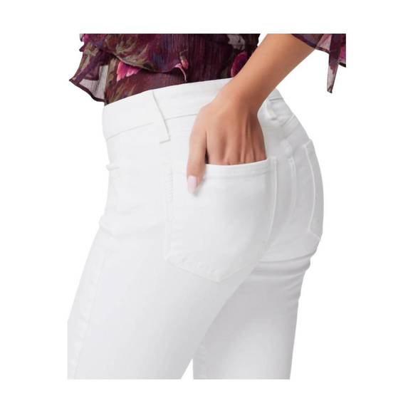 NEW PAIGE skyline ankle peg jeans in crisp white - Picture 4 of 4
